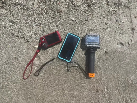 Olympus TG7 - iphone12 Pro - DJI Action 4